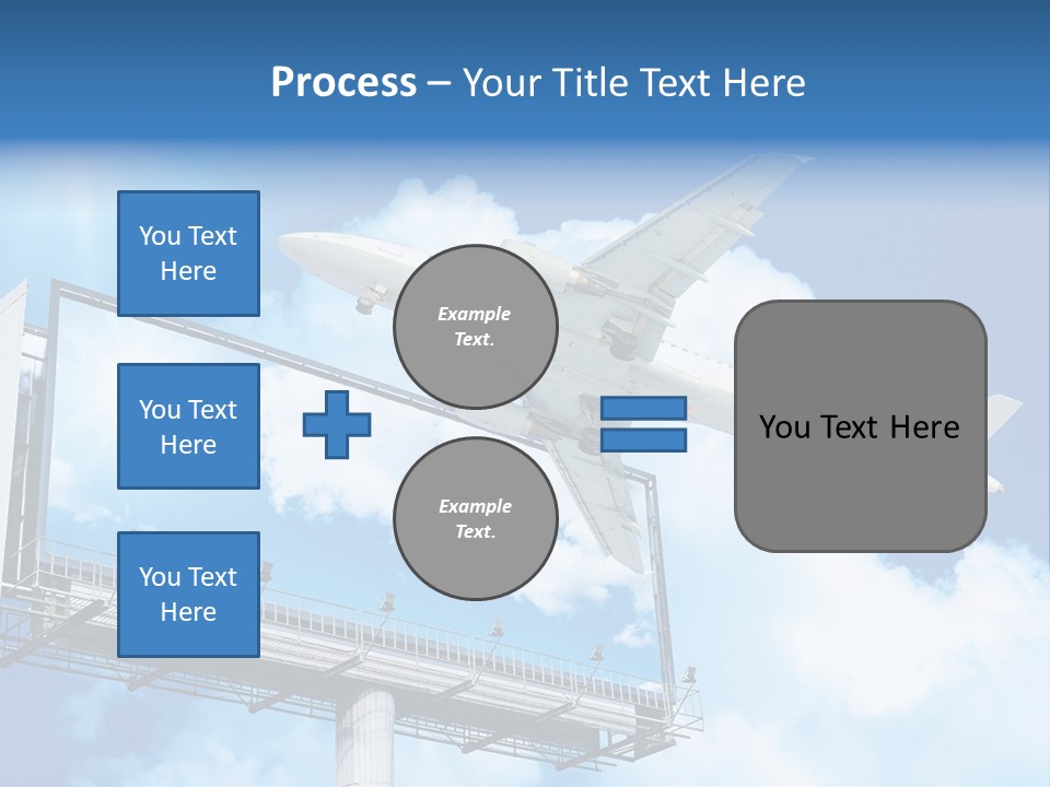 Yellow Blue Canvas PowerPoint Template