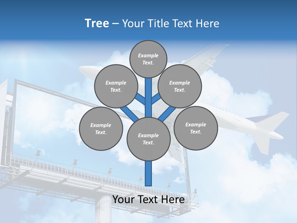 Yellow Blue Canvas PowerPoint Template