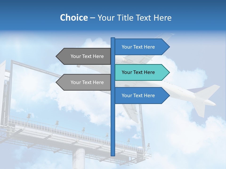 Yellow Blue Canvas PowerPoint Template