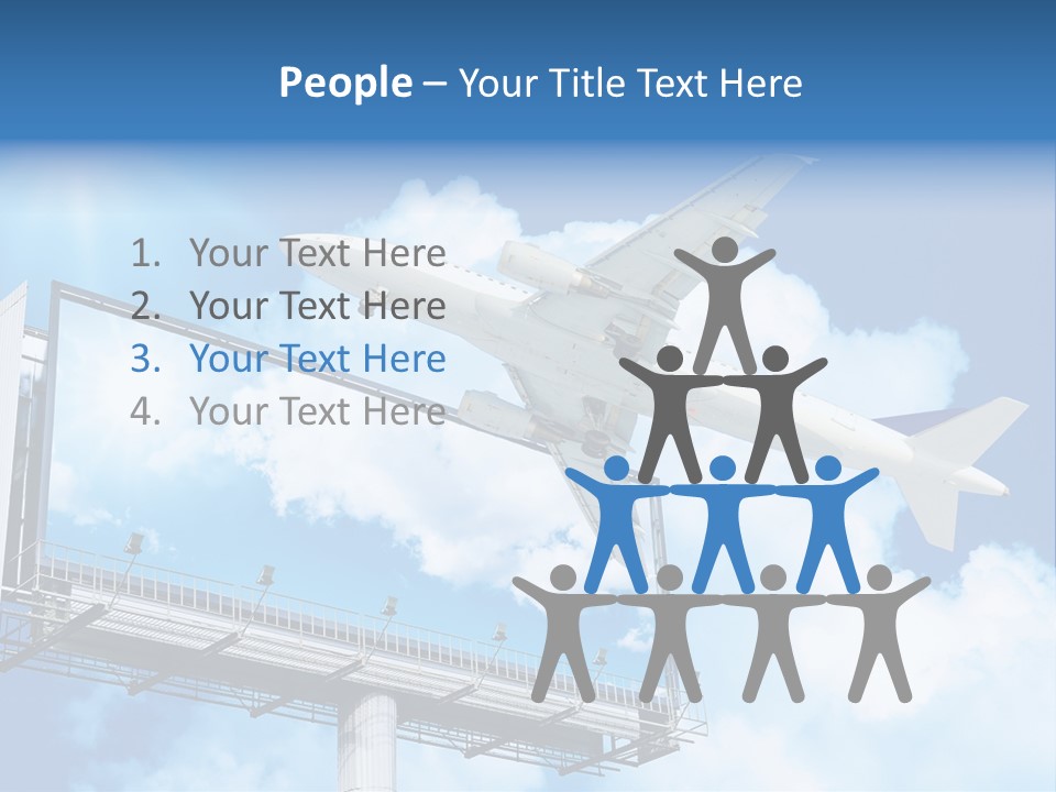 Yellow Blue Canvas PowerPoint Template