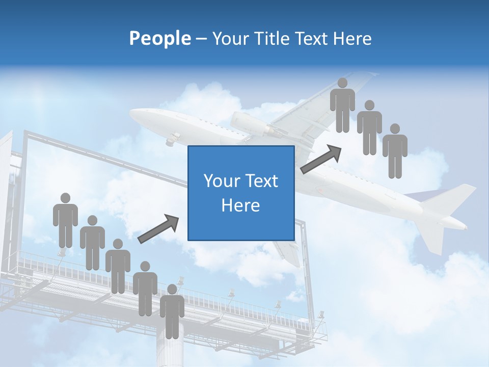 Yellow Blue Canvas PowerPoint Template