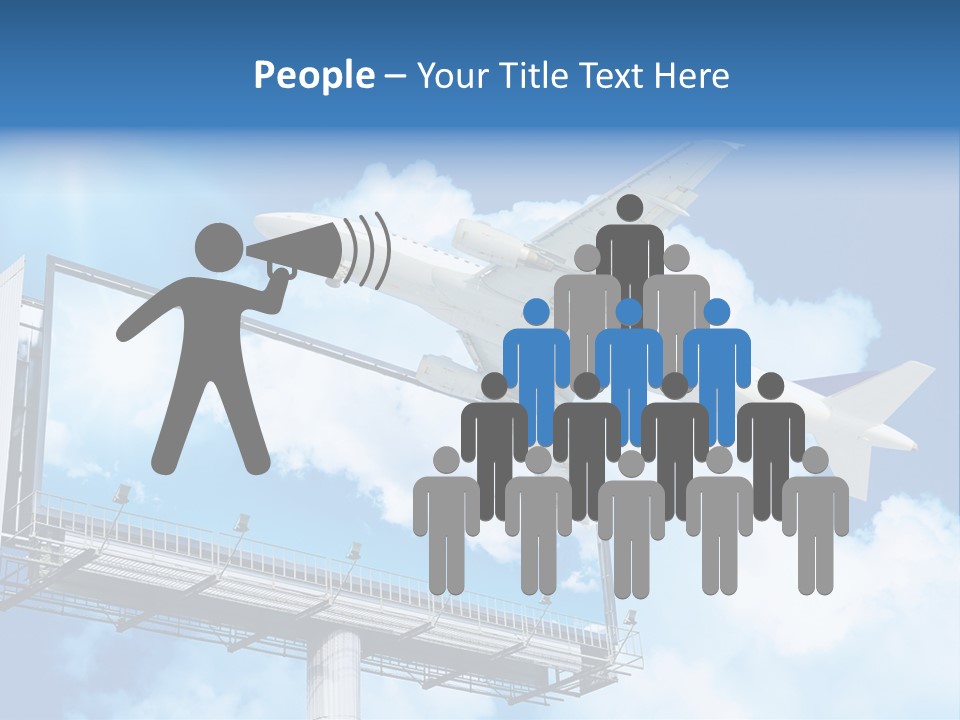 Yellow Blue Canvas PowerPoint Template