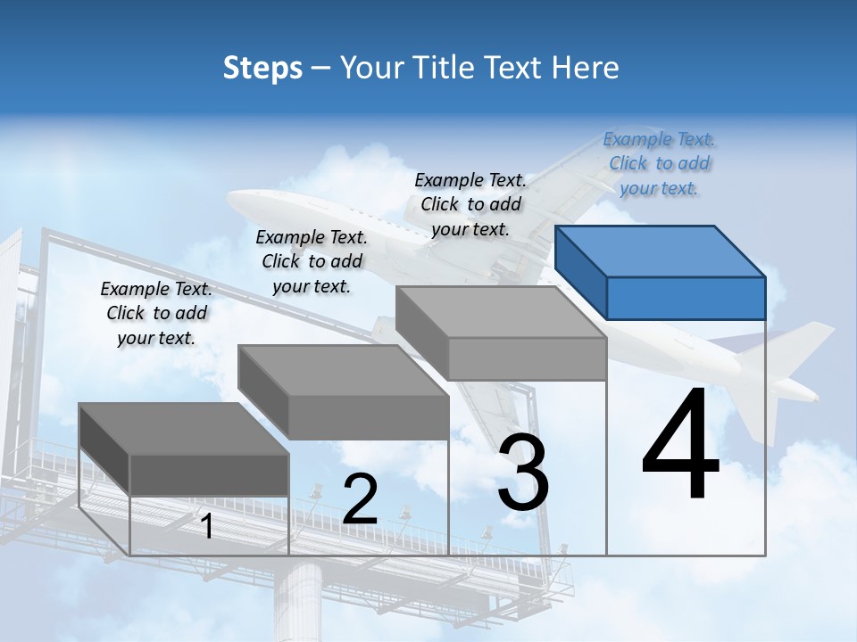 Yellow Blue Canvas PowerPoint Template