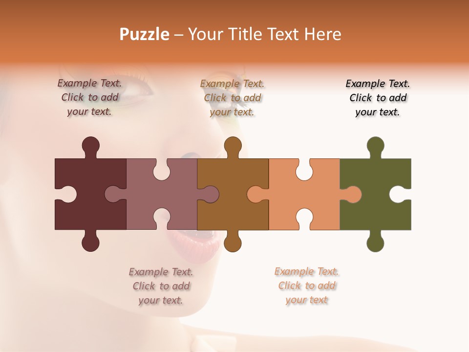 Tasty Fashion Girl PowerPoint Template