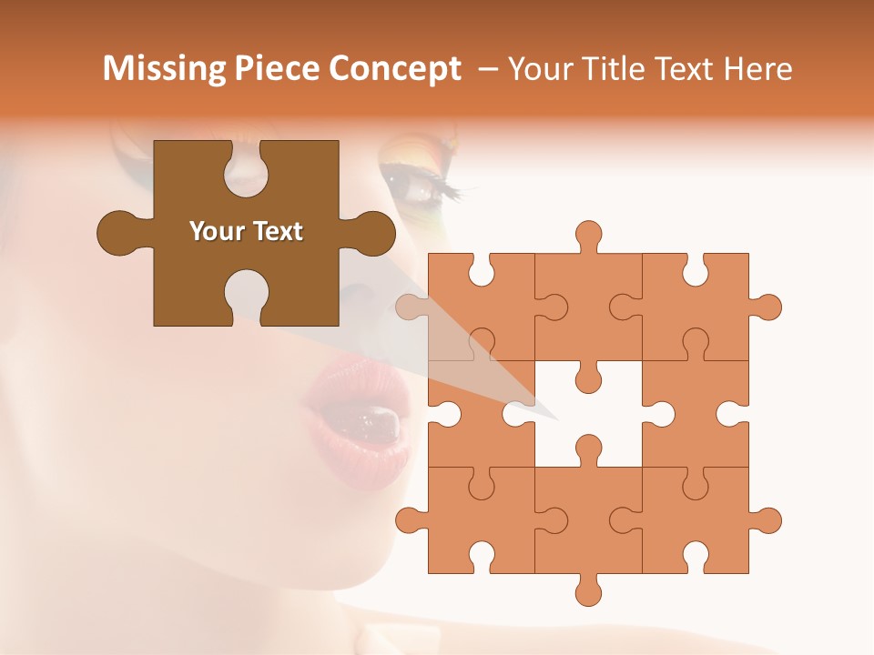 Tasty Fashion Girl PowerPoint Template