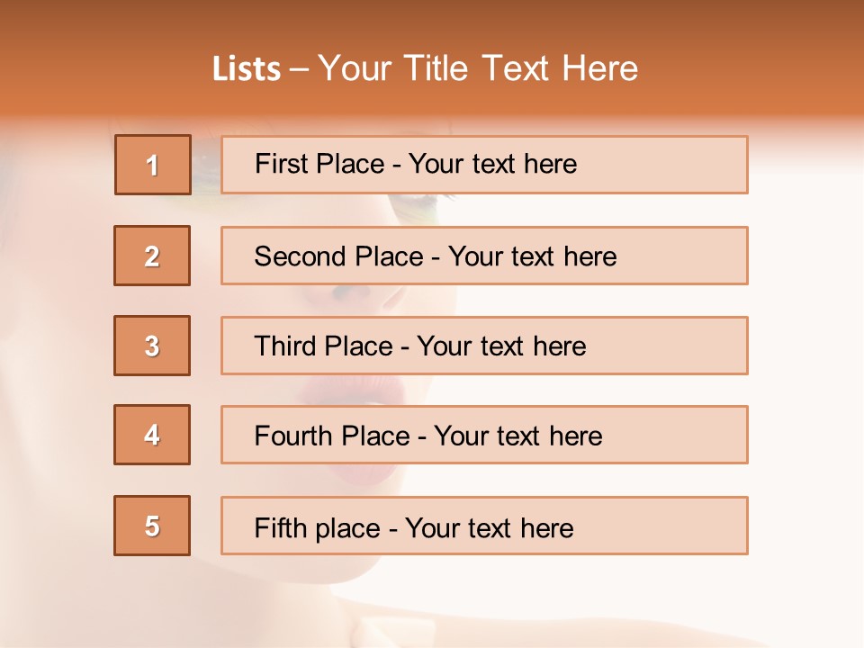 Tasty Fashion Girl PowerPoint Template