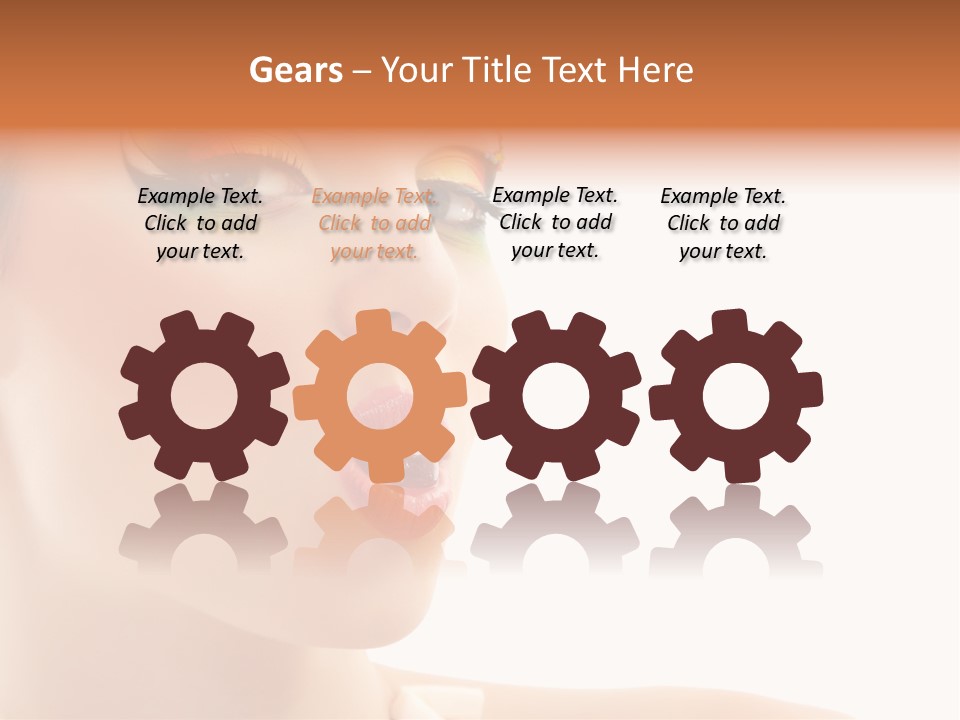 Tasty Fashion Girl PowerPoint Template