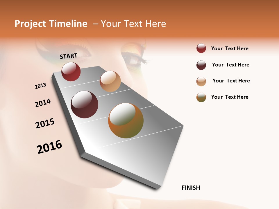 Tasty Fashion Girl PowerPoint Template