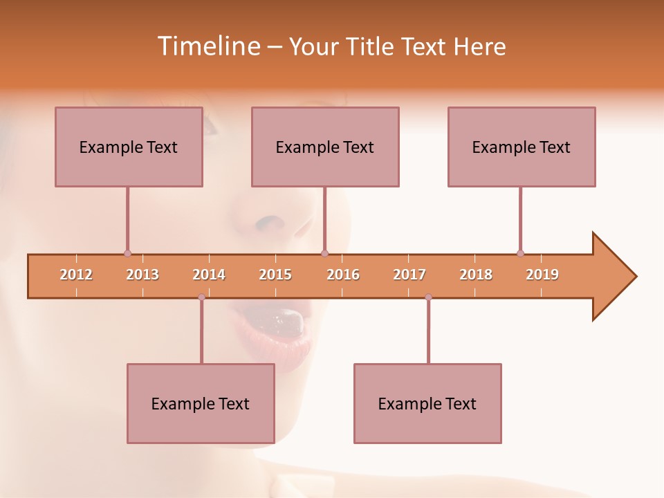 Tasty Fashion Girl PowerPoint Template