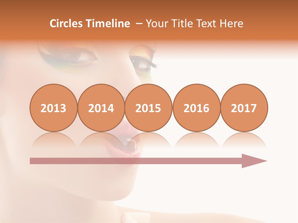 Tasty Fashion Girl PowerPoint Template