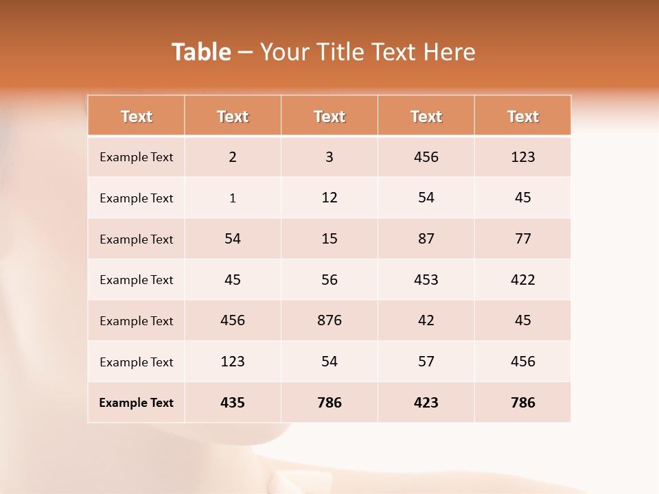 Tasty Fashion Girl PowerPoint Template