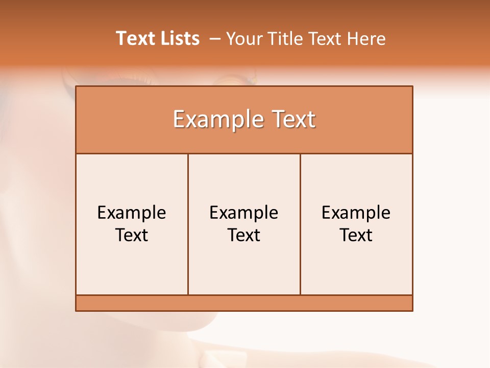 Tasty Fashion Girl PowerPoint Template