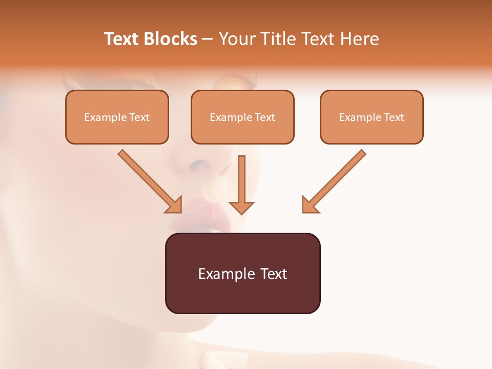 Tasty Fashion Girl PowerPoint Template