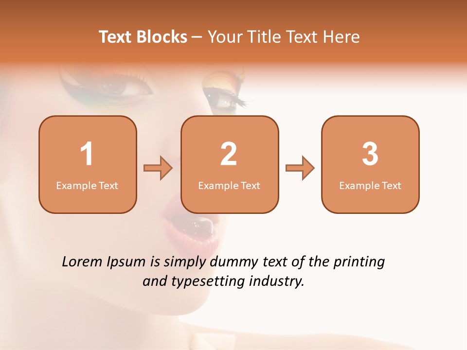 Tasty Fashion Girl PowerPoint Template