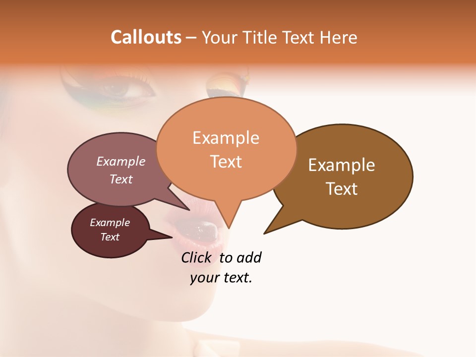 Tasty Fashion Girl PowerPoint Template