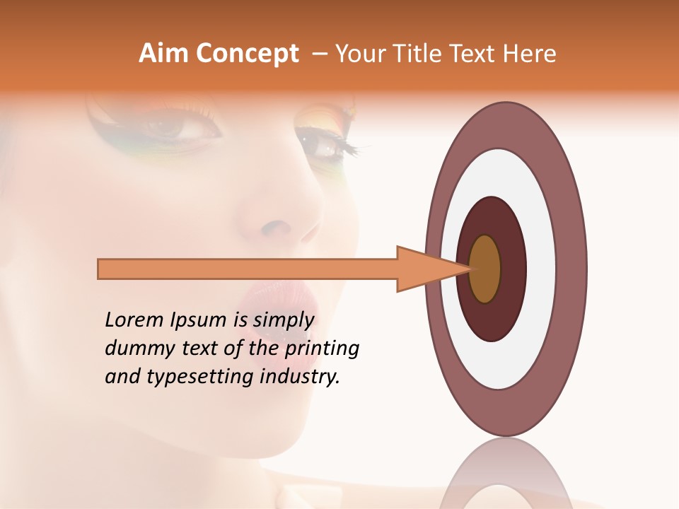 Tasty Fashion Girl PowerPoint Template