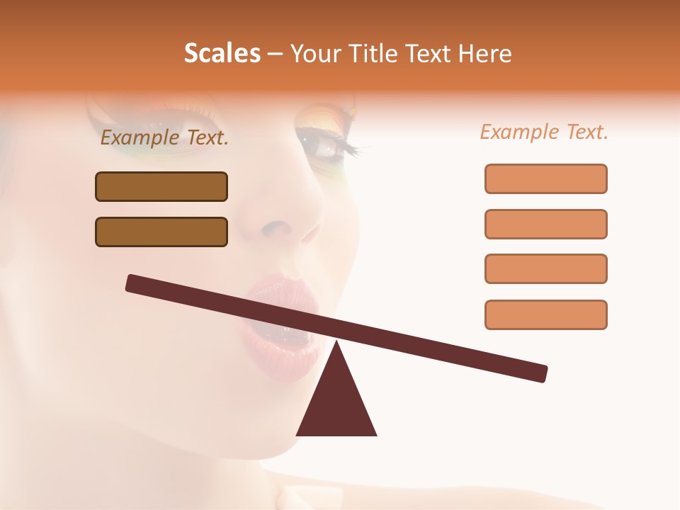 Tasty Fashion Girl PowerPoint Template