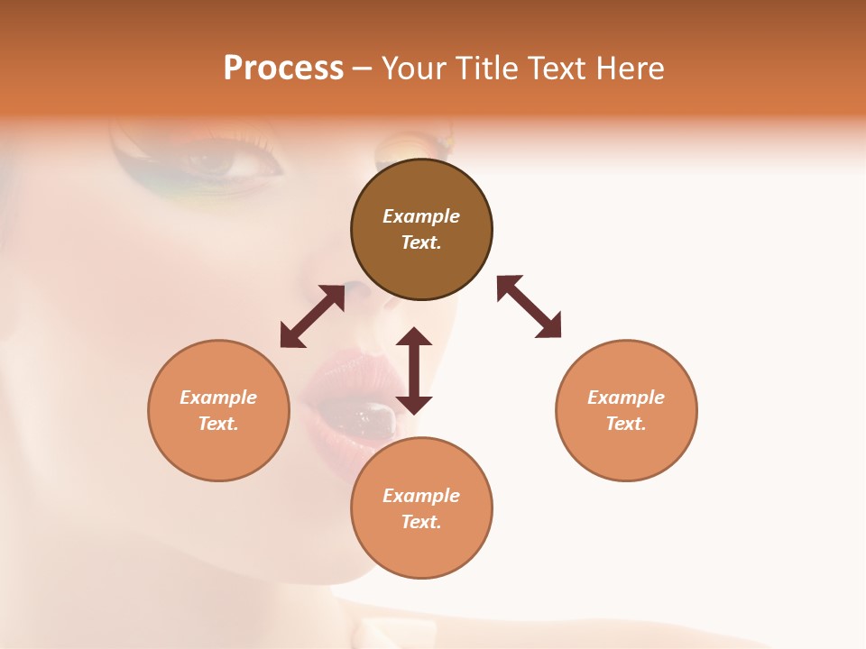 Tasty Fashion Girl PowerPoint Template