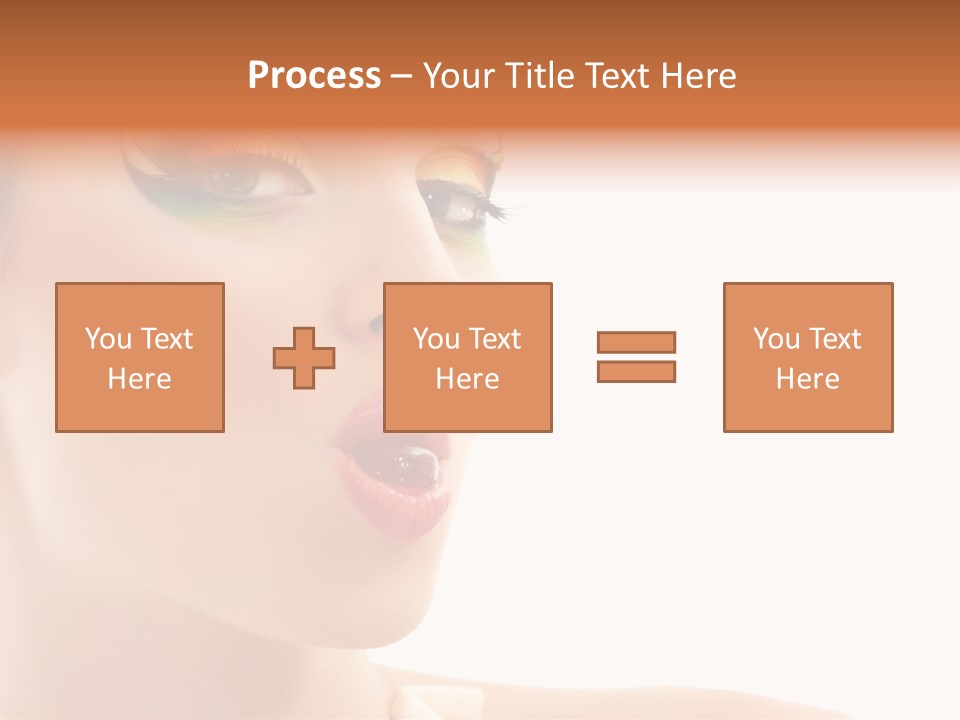 Tasty Fashion Girl PowerPoint Template