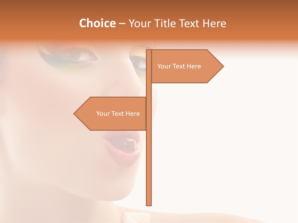 Tasty Fashion Girl PowerPoint Template