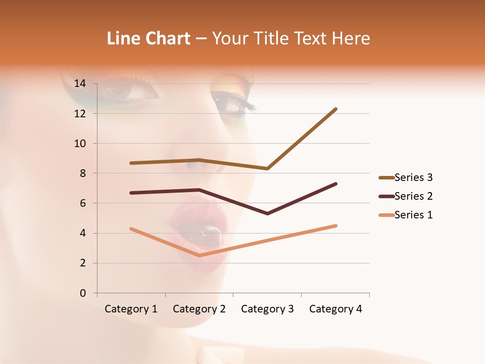 Tasty Fashion Girl PowerPoint Template