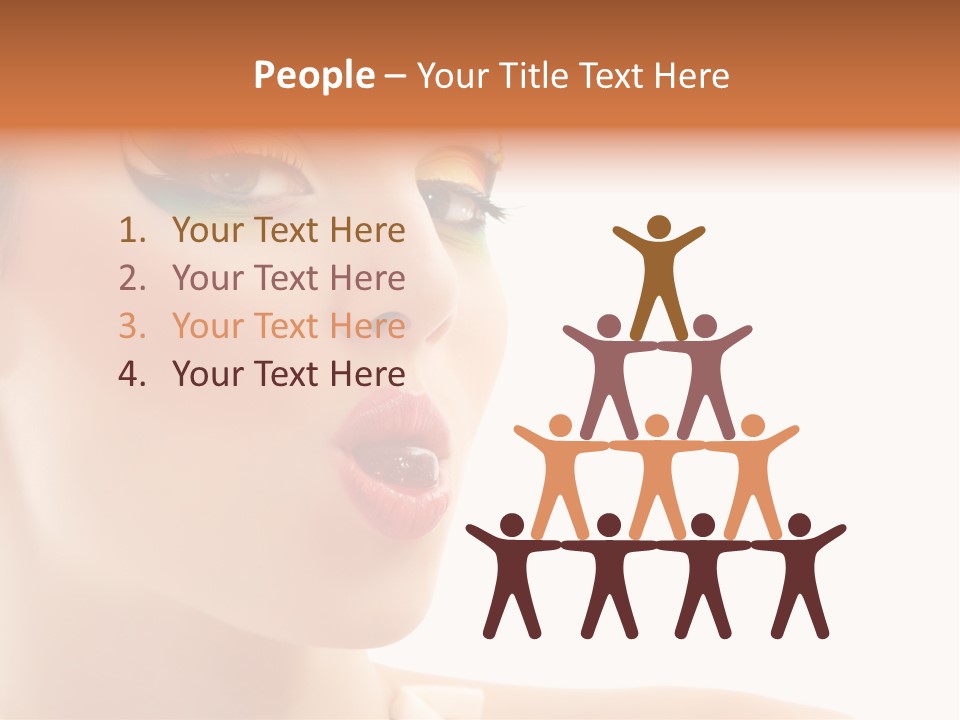 Tasty Fashion Girl PowerPoint Template