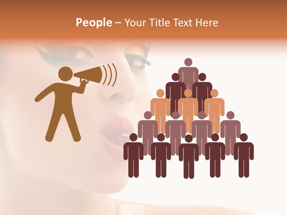 Tasty Fashion Girl PowerPoint Template