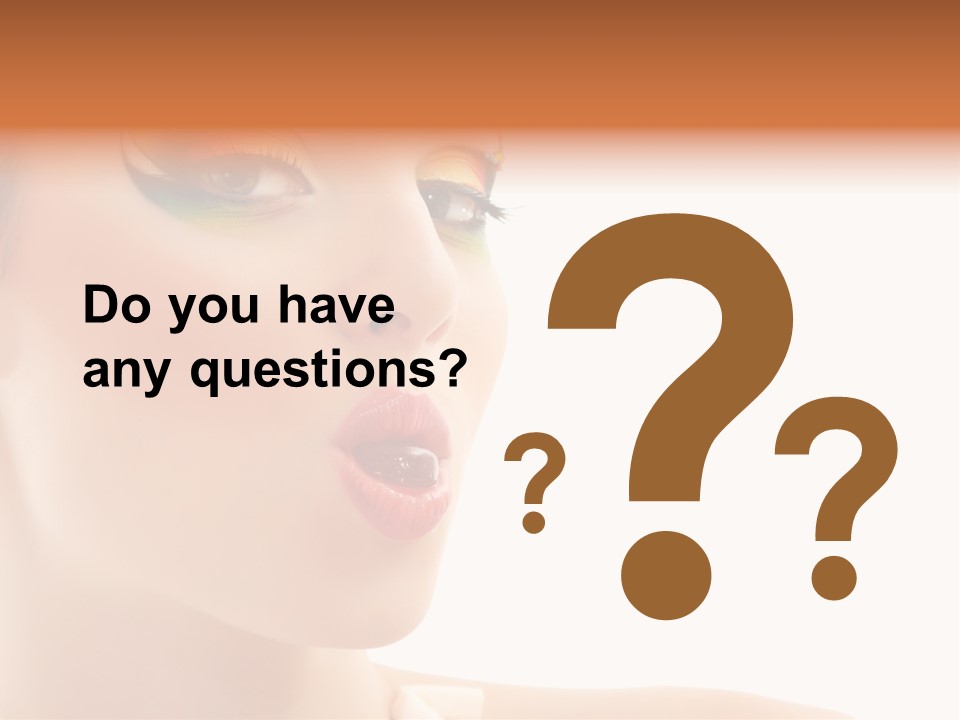 Tasty Fashion Girl PowerPoint Template