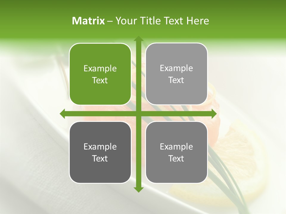 Seafood Detail French PowerPoint Template