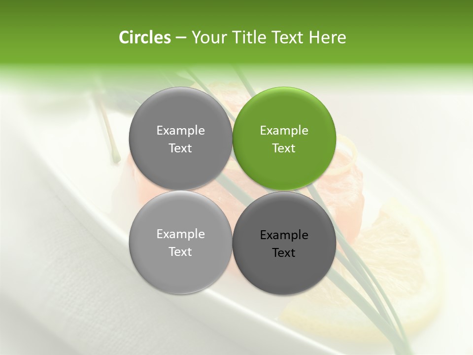 Seafood Detail French PowerPoint Template