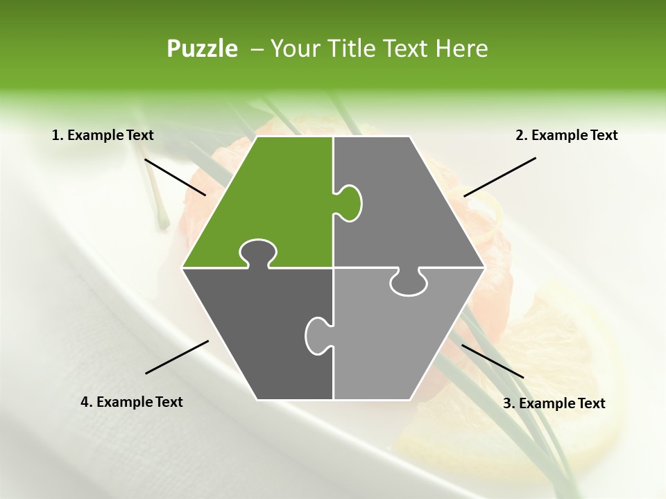 Seafood Detail French PowerPoint Template