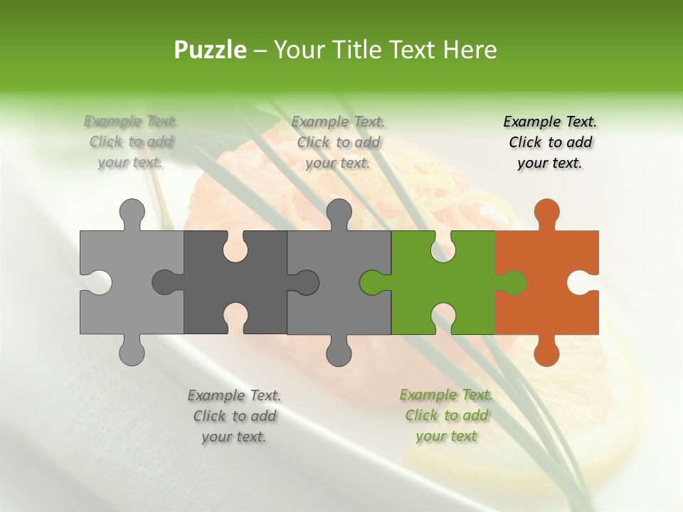 Seafood Detail French PowerPoint Template