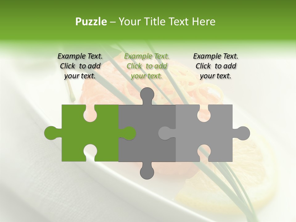 Seafood Detail French PowerPoint Template