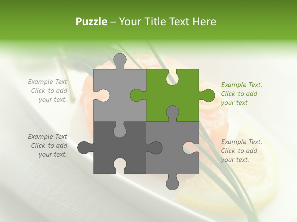 Seafood Detail French PowerPoint Template