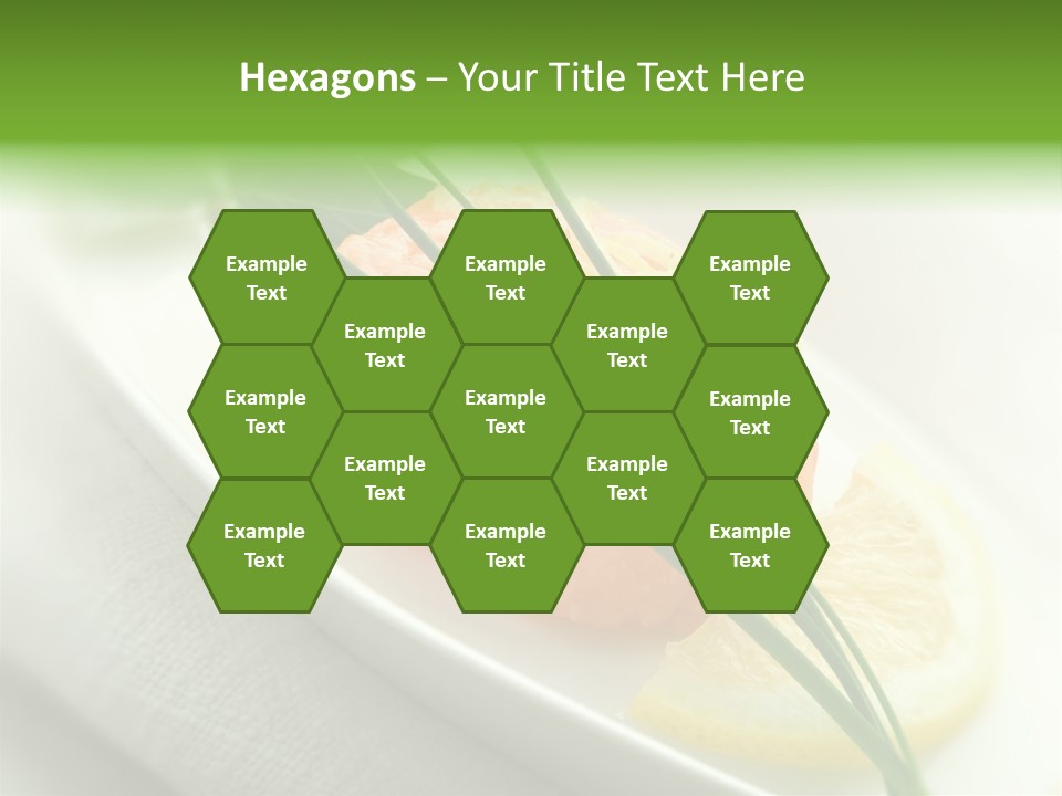 Seafood Detail French PowerPoint Template