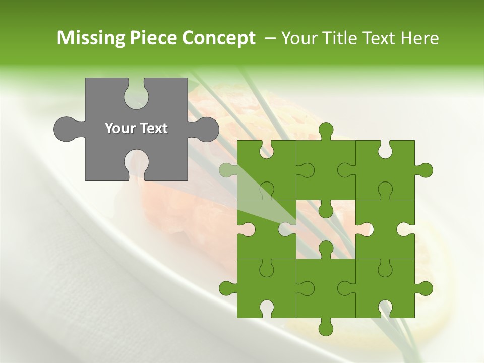 Seafood Detail French PowerPoint Template