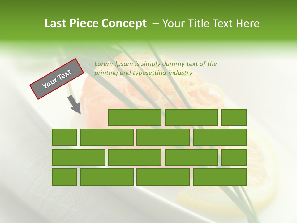 Seafood Detail French PowerPoint Template