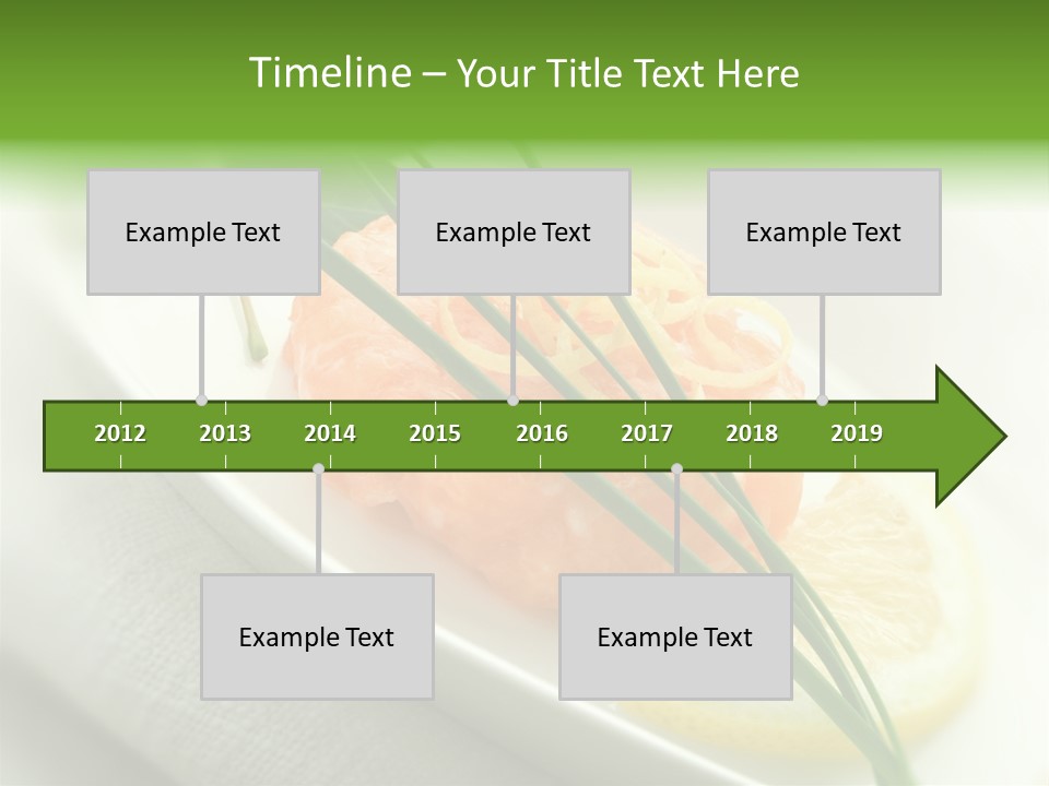 Seafood Detail French PowerPoint Template