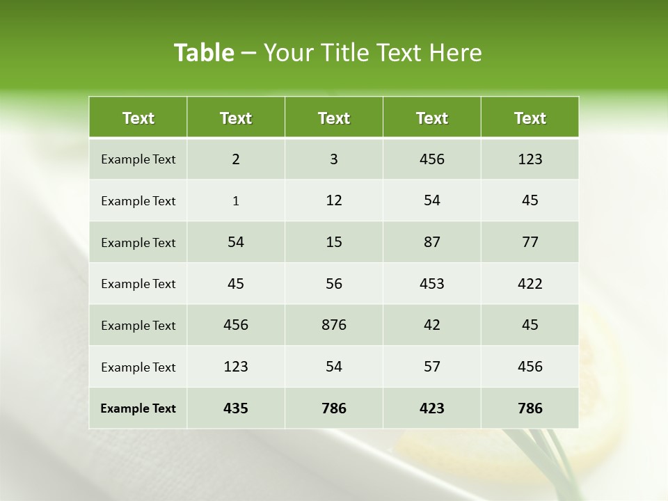 Seafood Detail French PowerPoint Template