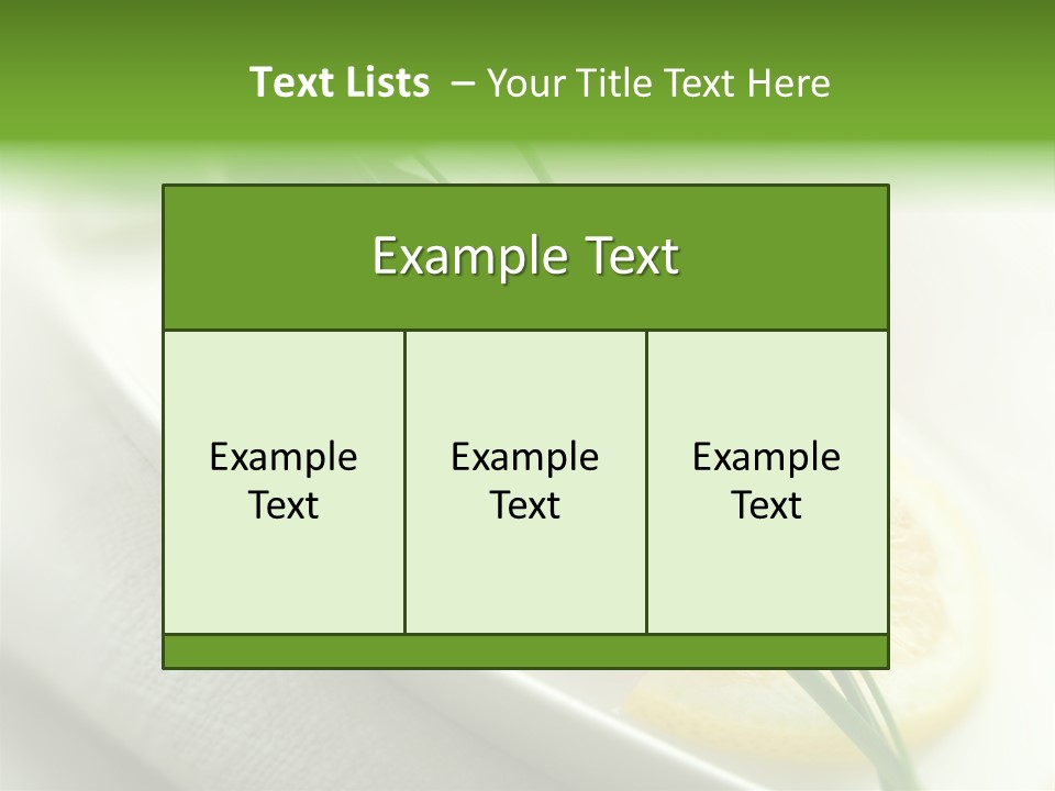 Seafood Detail French PowerPoint Template