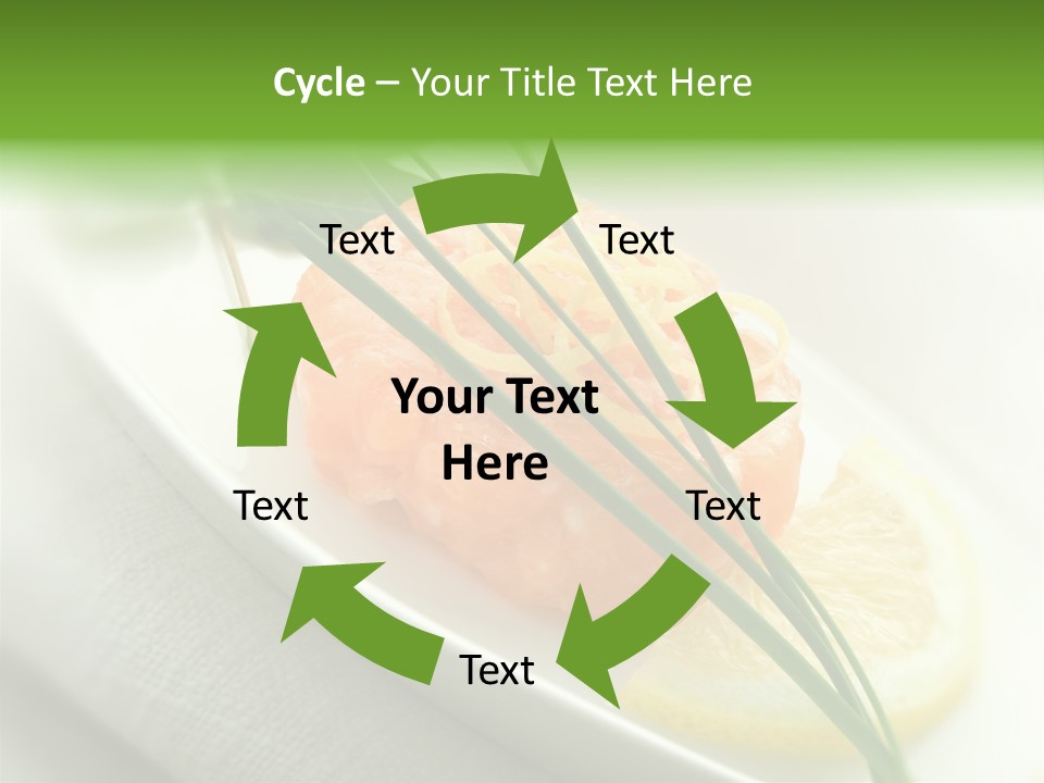 Seafood Detail French PowerPoint Template