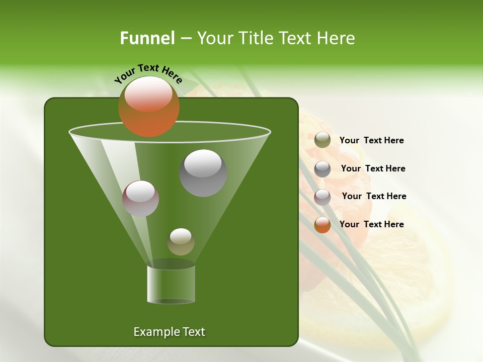 Seafood Detail French PowerPoint Template