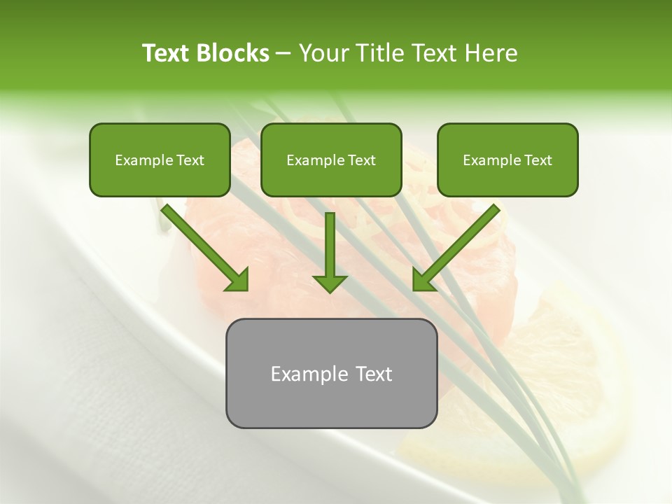 Seafood Detail French PowerPoint Template