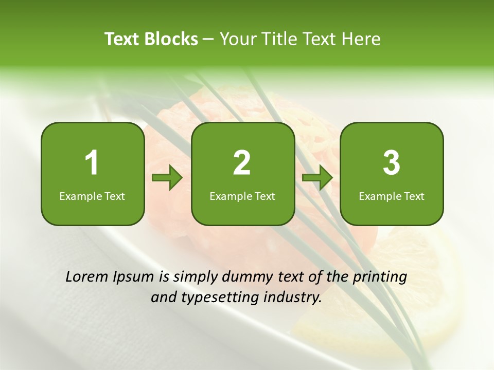 Seafood Detail French PowerPoint Template