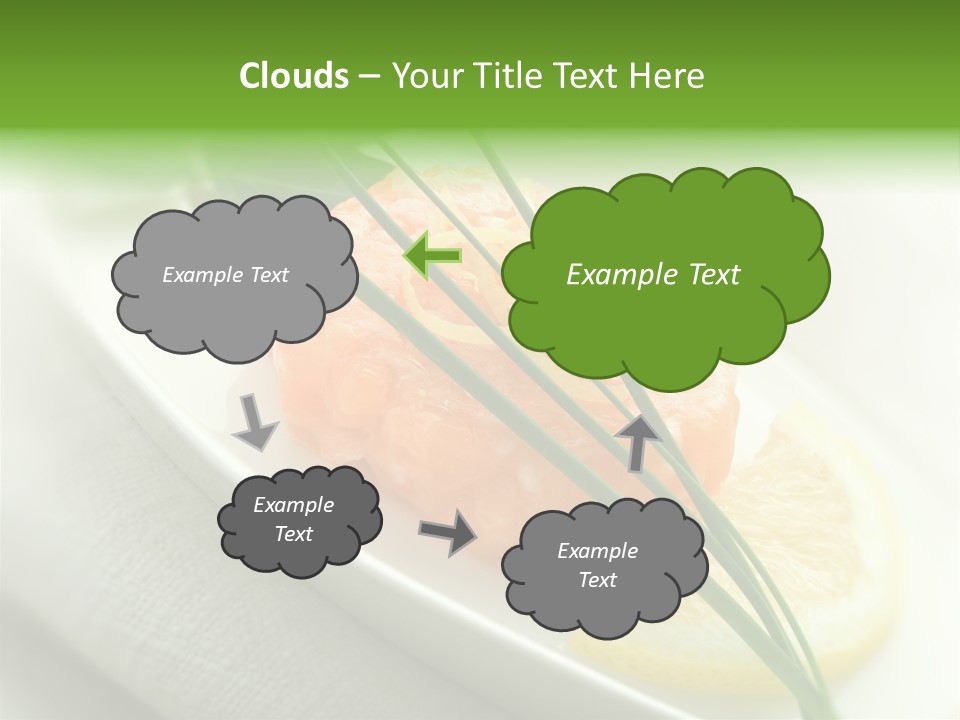 Seafood Detail French PowerPoint Template