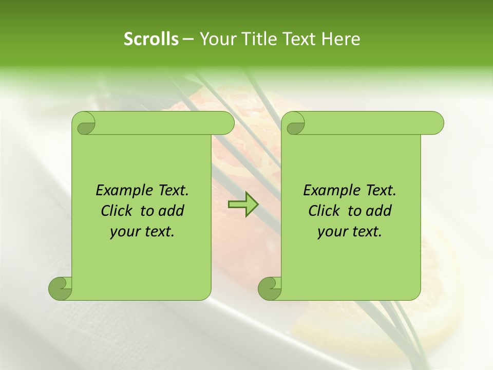 Seafood Detail French PowerPoint Template