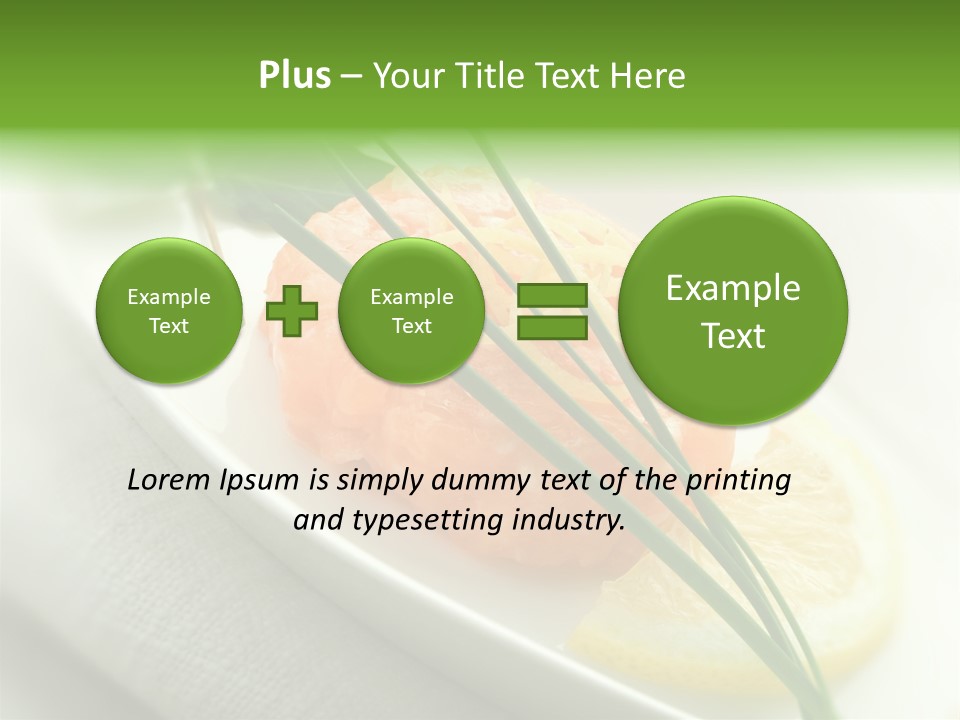 Seafood Detail French PowerPoint Template