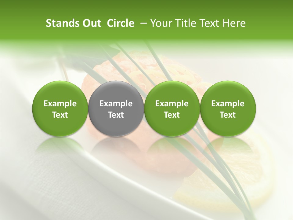 Seafood Detail French PowerPoint Template