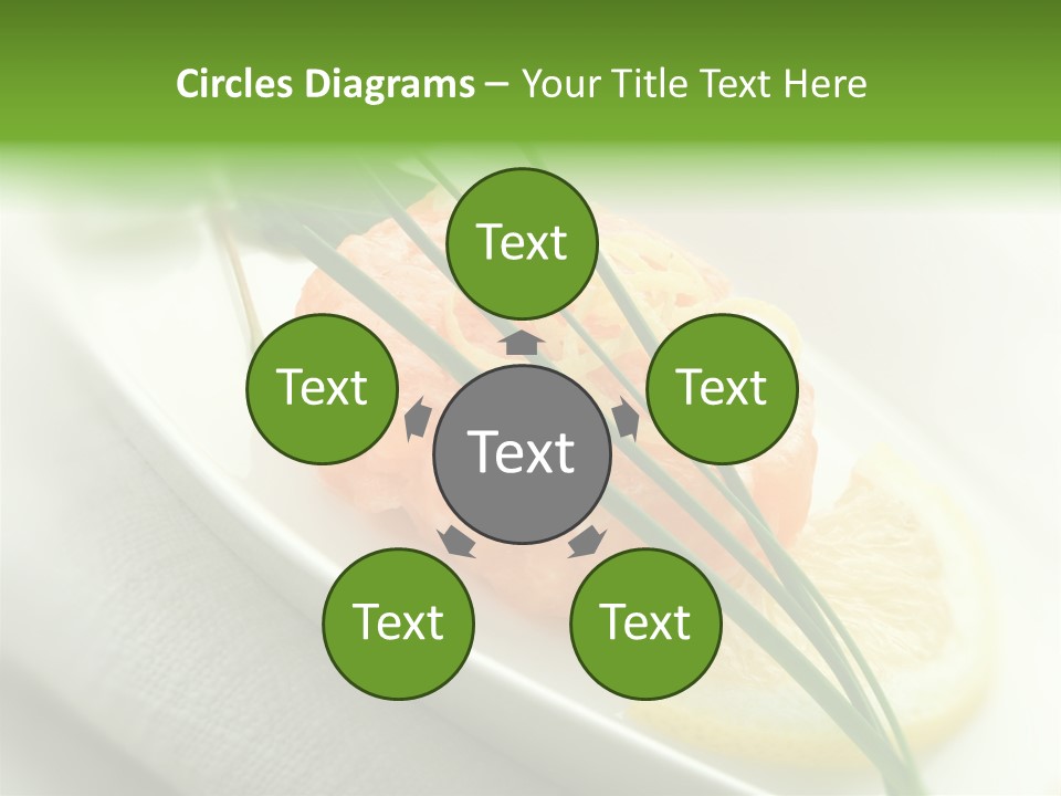 Seafood Detail French PowerPoint Template