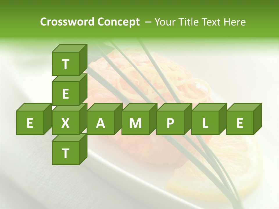 Seafood Detail French PowerPoint Template